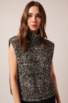 LINE Knitwear - Reign Sleeveless Sweater in Evening Sky