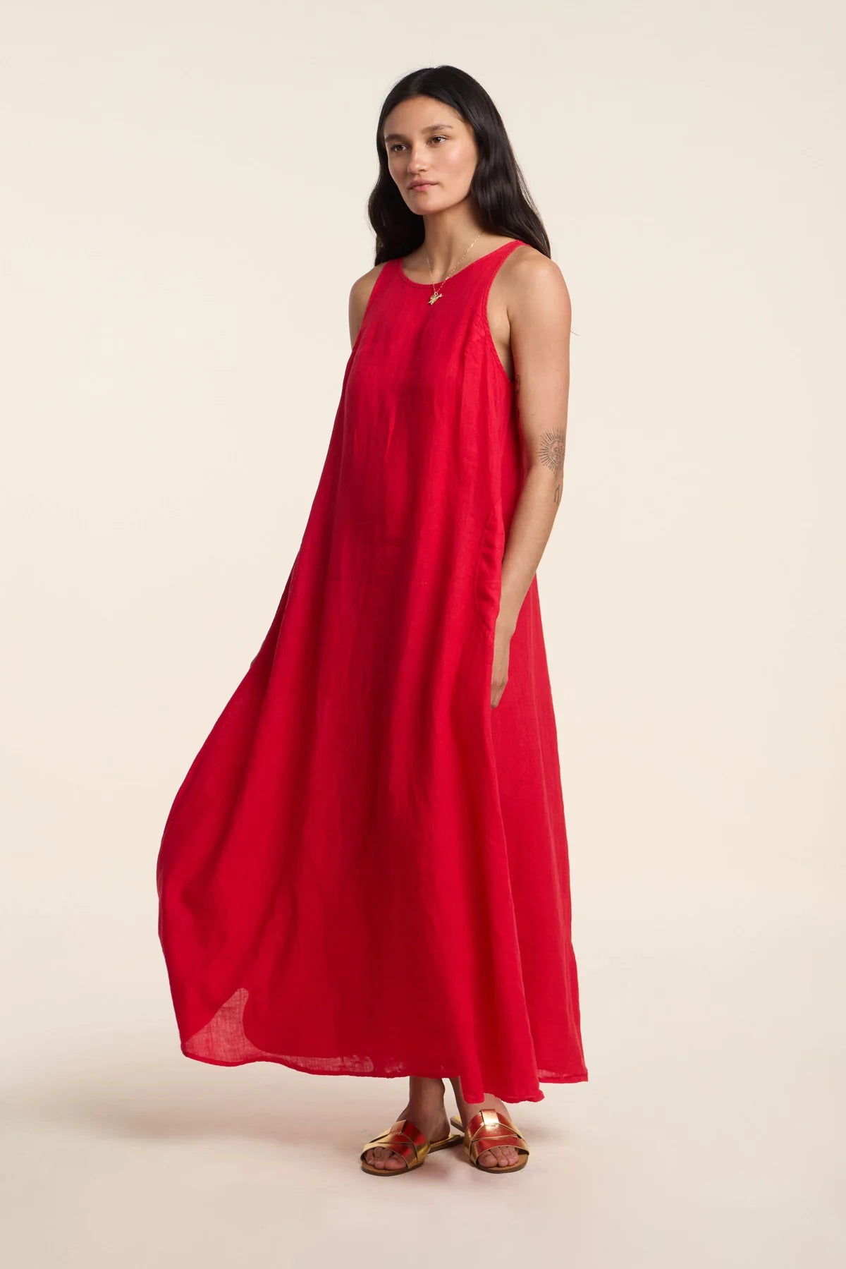 Velvet - Reta - Woven Linen Dress