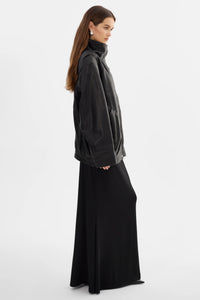 LAMARQUE - Ronja - Oversized Leather Jacket in Black