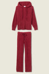 P.J. Salvage - Cozy Chenille Cable Knit Set in Port