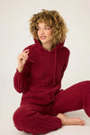 P.J. Salvage - Cozy Chenille Cable Knit Set in Port