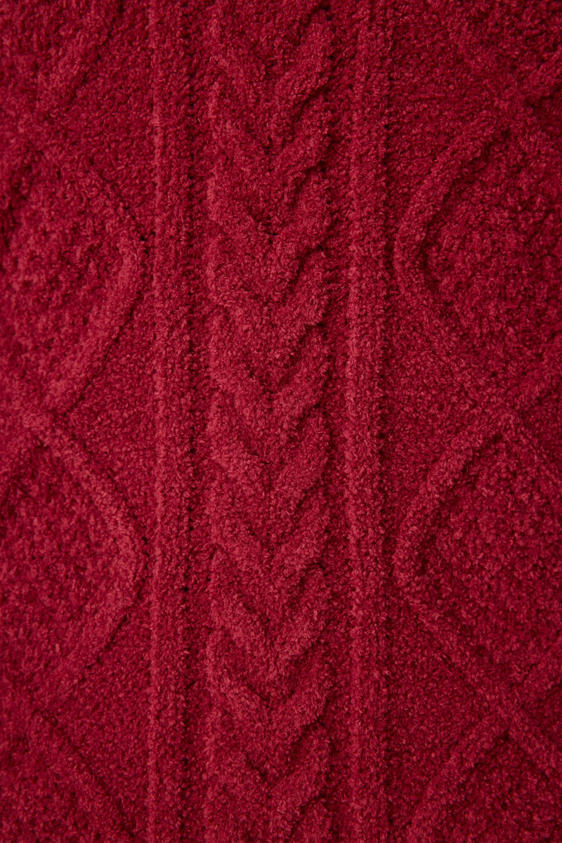 P.J. Salvage - Cozy Chenille Cable Knit Set in Port