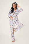 P.J. Salvage - Feelin' Pine 3-Piece Winter Print Flannel PJ Set
