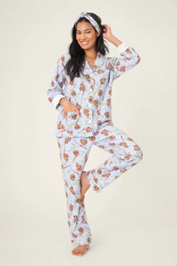 P.J. Salvage - Feelin' Pine 3-Piece Winter Print Flannel PJ Set