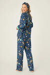 P.J. Salvage - Wild At Heart Flannels PJ Set in Navy