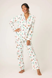 P.J. Salvage - Sleigh All Day 3-Piece Flannel PJ Set