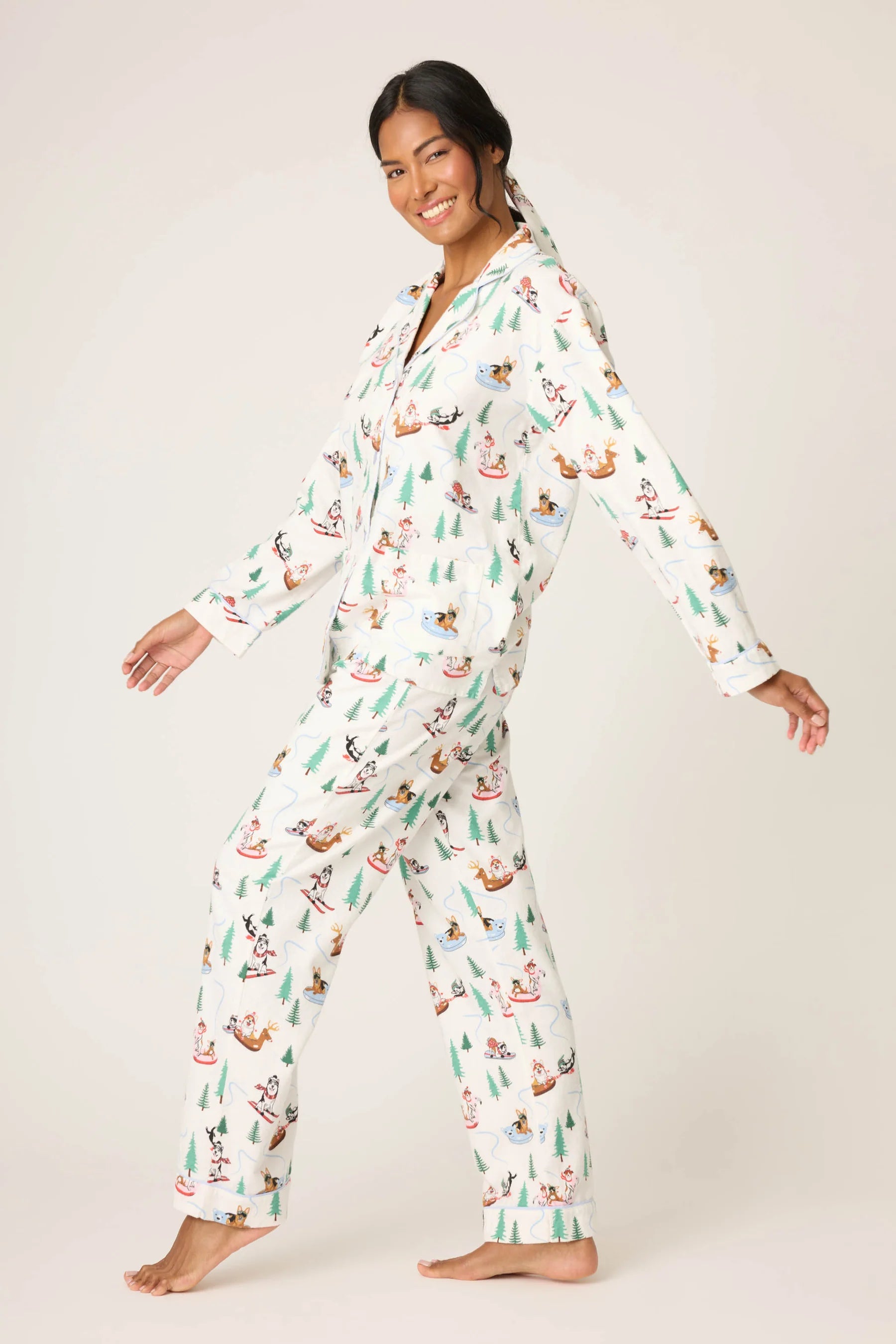 P.J. Salvage - Sleigh All Day 3-Piece Flannel PJ Set