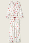 P.J. Salvage - Feline Festive PJ Set in Ivory