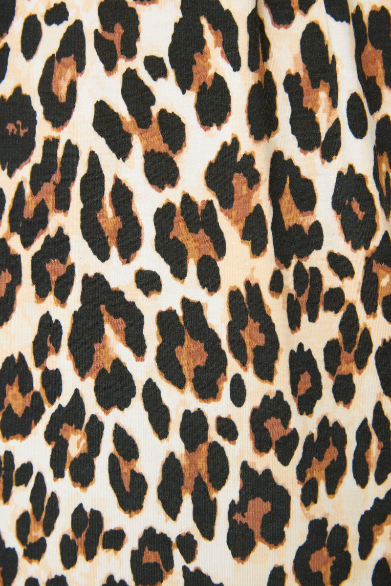 P.J. Salvage - Holiday Dreams Leopard PJ Set in Natural