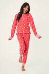 P.J. Salvage - Ski Jammie Classics PJ Set in Snowflake Red