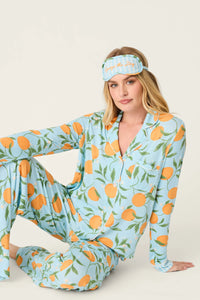 P.J. Salvage - Citrus Dreams PJ Set in Morning Blue