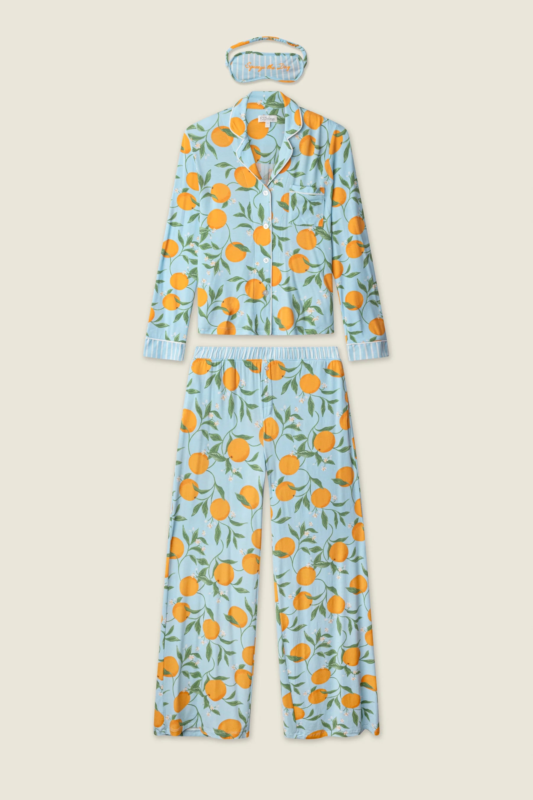 P.J. Salvage - Citrus Dreams PJ Set in Morning Blue