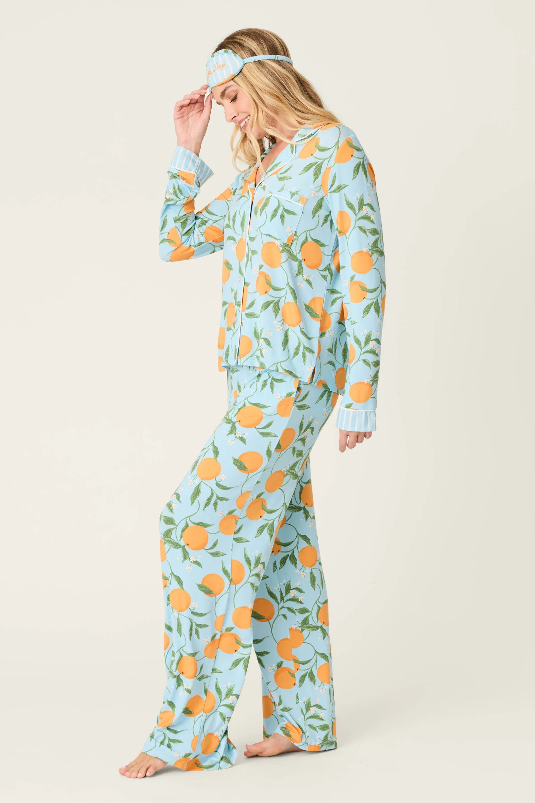 P.J. Salvage - Citrus Dreams PJ Set in Morning Blue