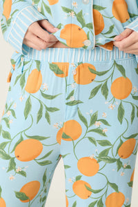 P.J. Salvage - Citrus Dreams PJ Set in Morning Blue