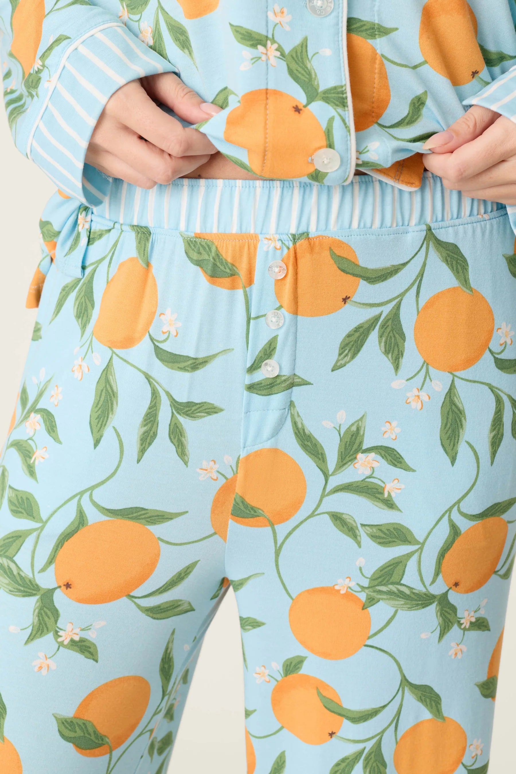 P.J. Salvage - Citrus Dreams PJ Set in Morning Blue