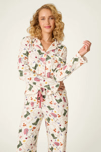 P.J. Salvage - Saddle Up Western Print Long Sleeve PJ Set