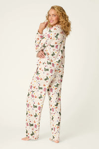 P.J. Salvage - Saddle Up Western Print Long Sleeve PJ Set