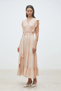 Suncoo - Coraly Dress in Nude
