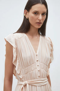 Suncoo - Coraly Dress in Nude