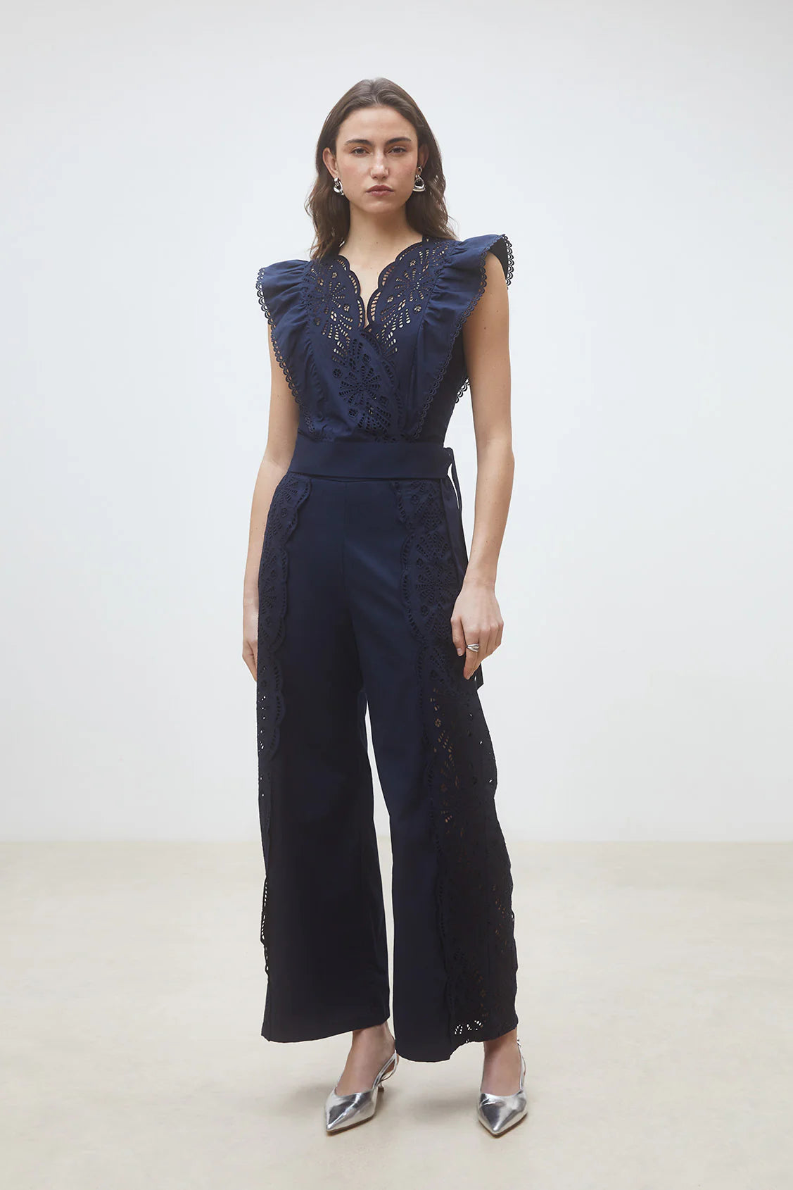 Suncoo - Jules Trousers in Bleu Nuit
