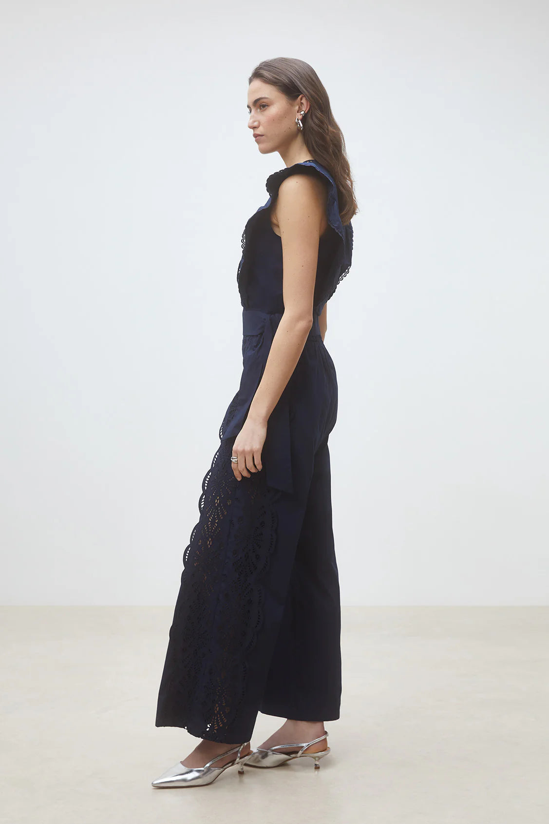Suncoo - Jules Trousers in Bleu Nuit