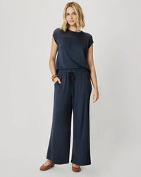 Splendid - Jada Full Length Sweatpants in Navy