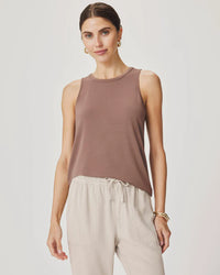 Splendid - Bamboo High Neck Tank in Wicker