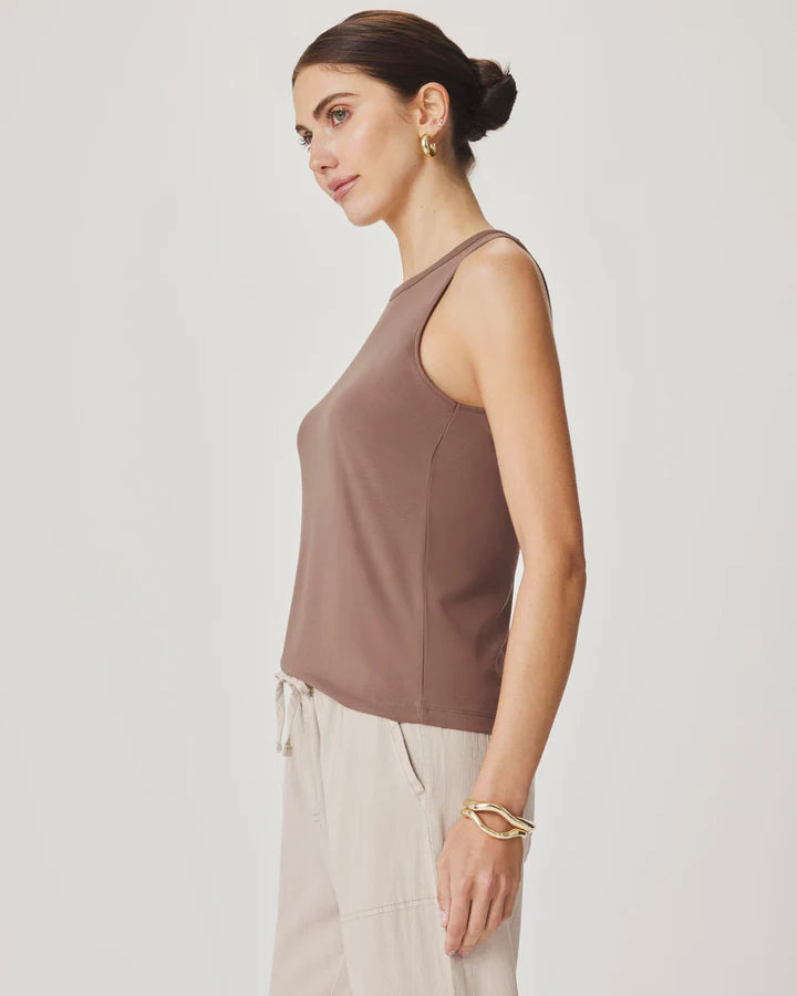 Splendid - Bamboo High Neck Tank in Wicker