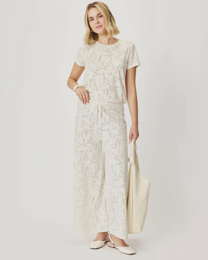 Splendid - Air Burnout Tee in Shell Windswept