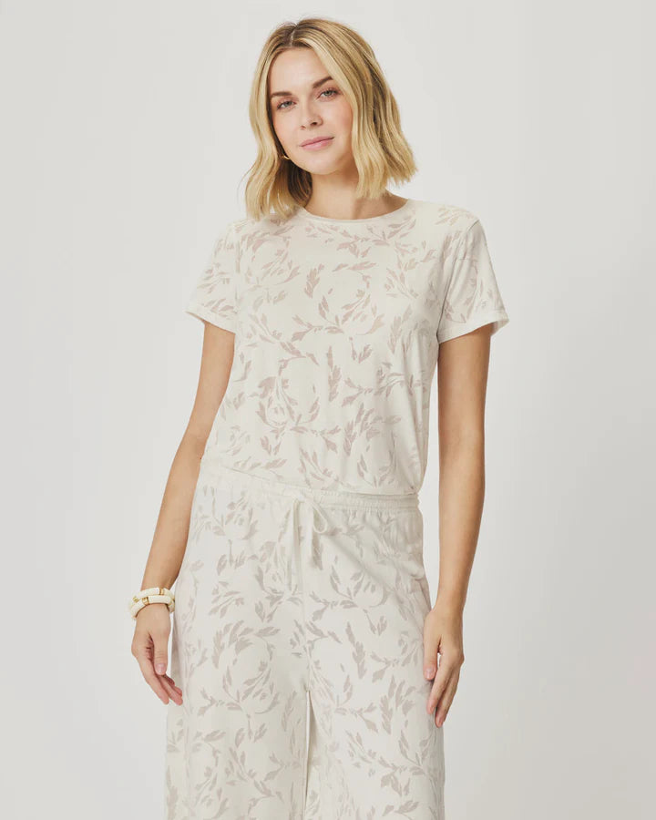 Splendid - Air Burnout Tee in Shell Windswept