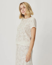 Splendid - Air Burnout Tee in Shell Windswept
