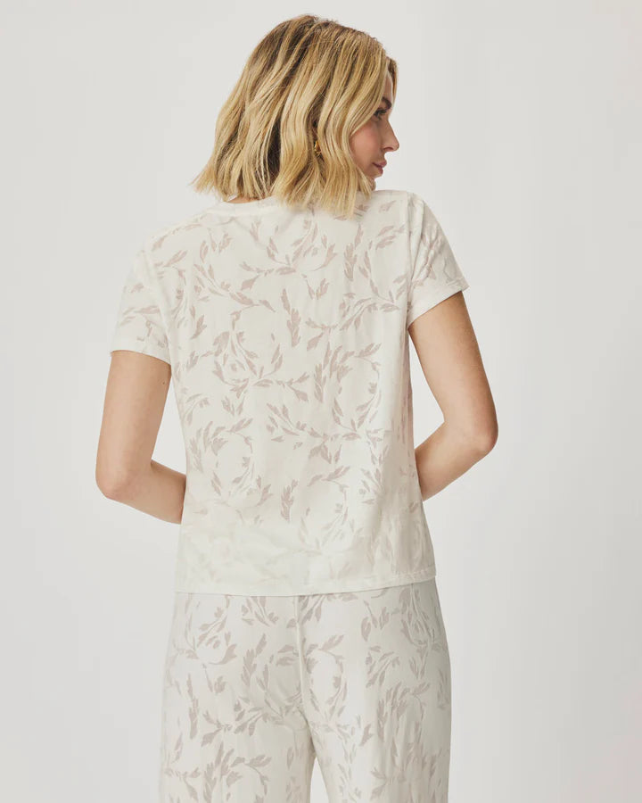 Splendid - Air Burnout Tee in Shell Windswept
