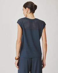 Splendid - Jada Sleeveless Top in Navy