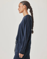 Splendid - Jada Sweatshirt in Navy