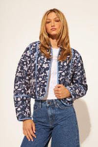John + Jenn - Marion Jacket in Iris Vines