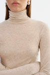 LAMARQUE - Sadie - Long Sleeve Turtleneck in Heather Beige