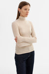 LAMARQUE - Sadie - Long Sleeve Turtleneck in Heather Beige