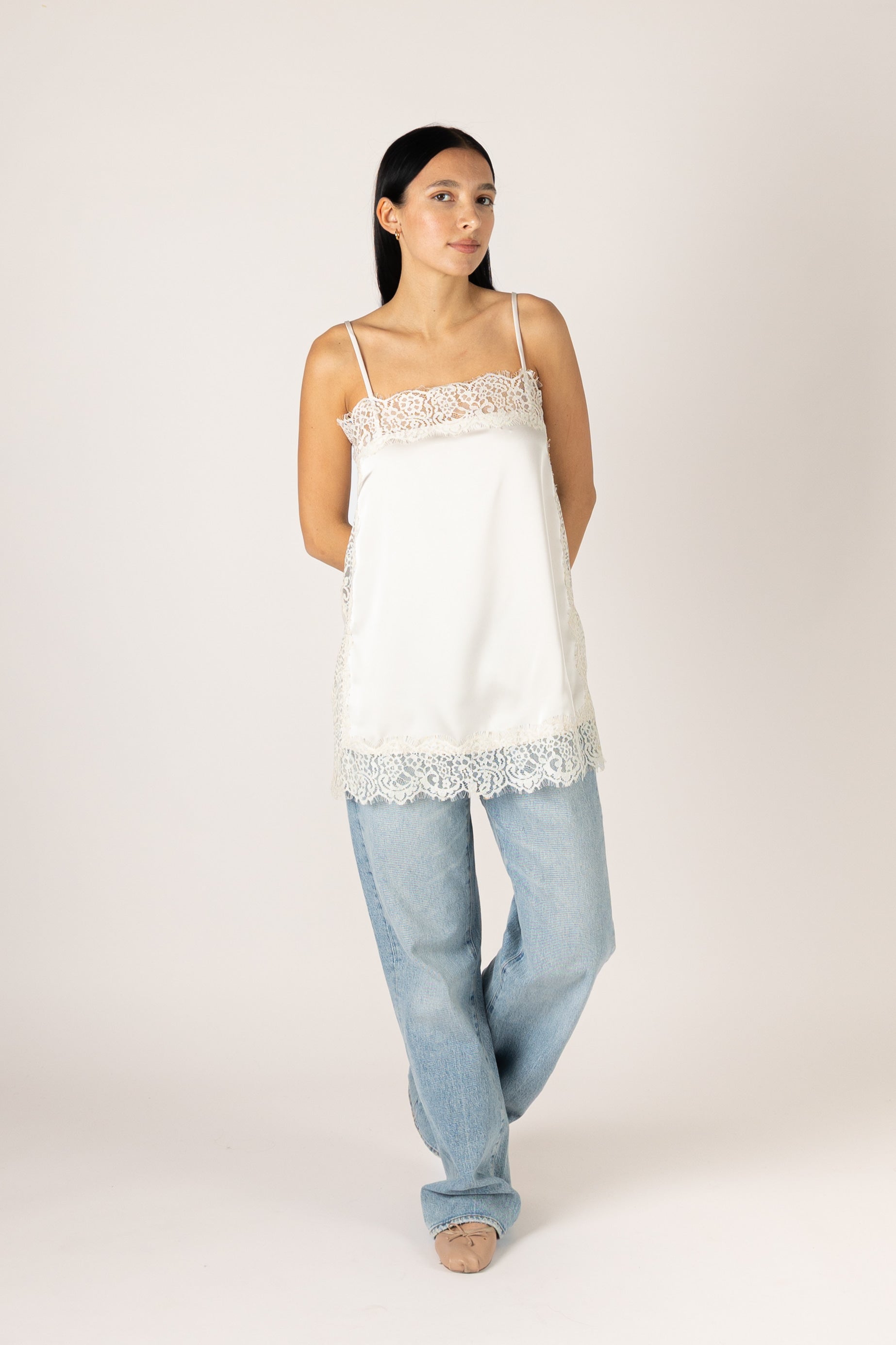 Lyla & Luxe - Lace Cami Top