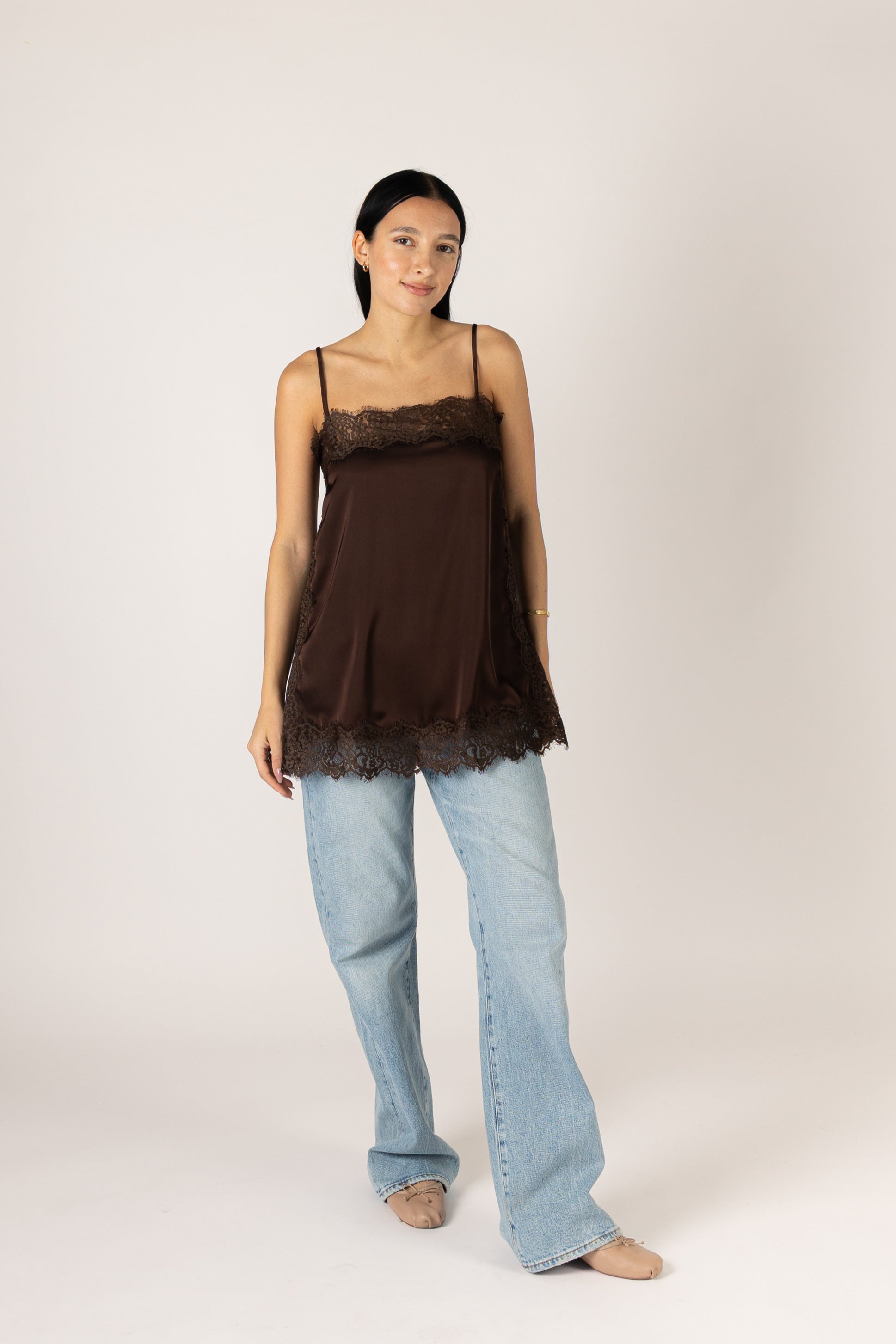 Lyla & Luxe - Lace Cami Top