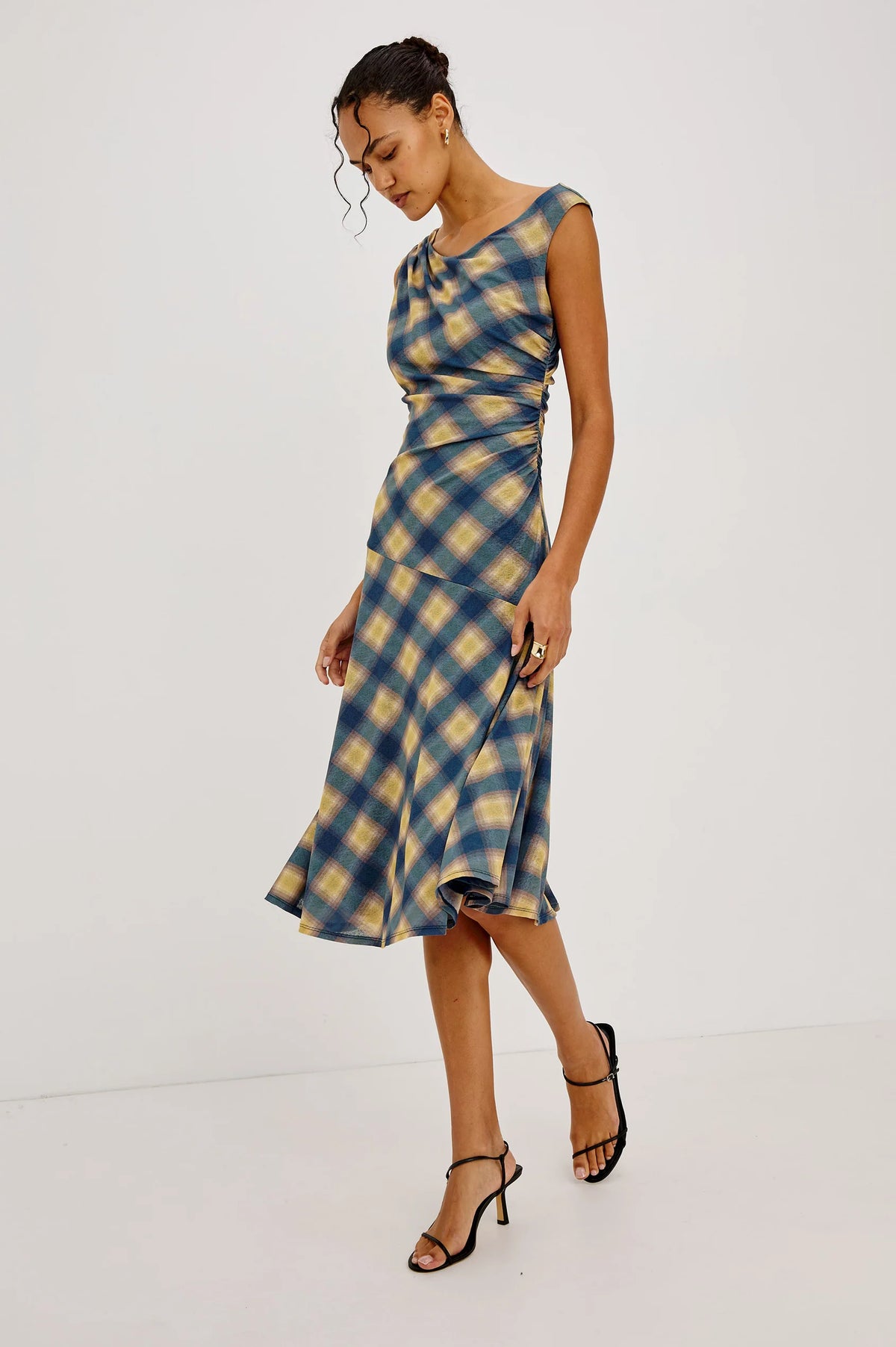 Rails - Sorra Dress in Navy Saige Plaid