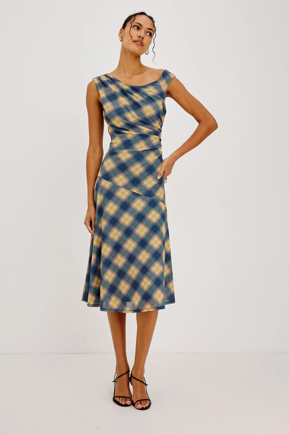 Rails - Sorra Dress in Navy Saige Plaid