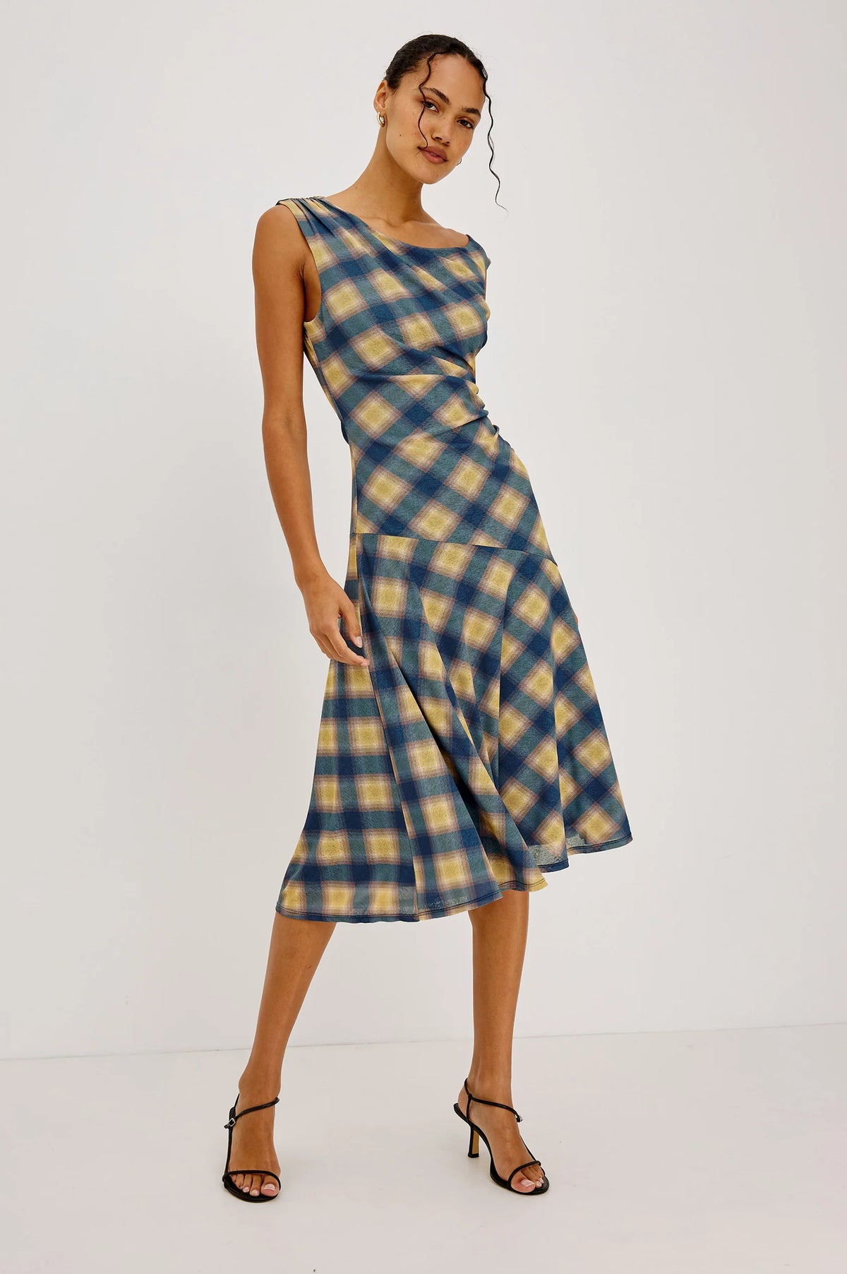 Rails - Sorra Dress in Navy Saige Plaid