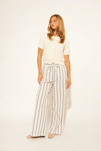 John + Jenn - Sorrel -  Short Sleeve Cardigan in Dove