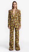 Smythe - 90's Blazer in Chartreuse Floral