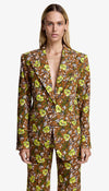 Smythe - 90's Blazer in Chartreuse Floral