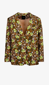 Smythe - 90's Blazer in Chartreuse Floral