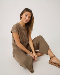 Splendid - Cella Jane Collection - Sweater Vest in Hazelnut