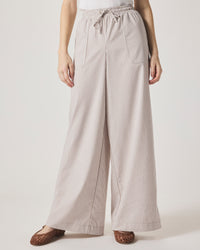 Splendid - Cella Jane Collection - Poplin Stripe Pant in Wood/White