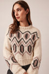 LINE Knitwear - Sutton Sweater in Gardenia