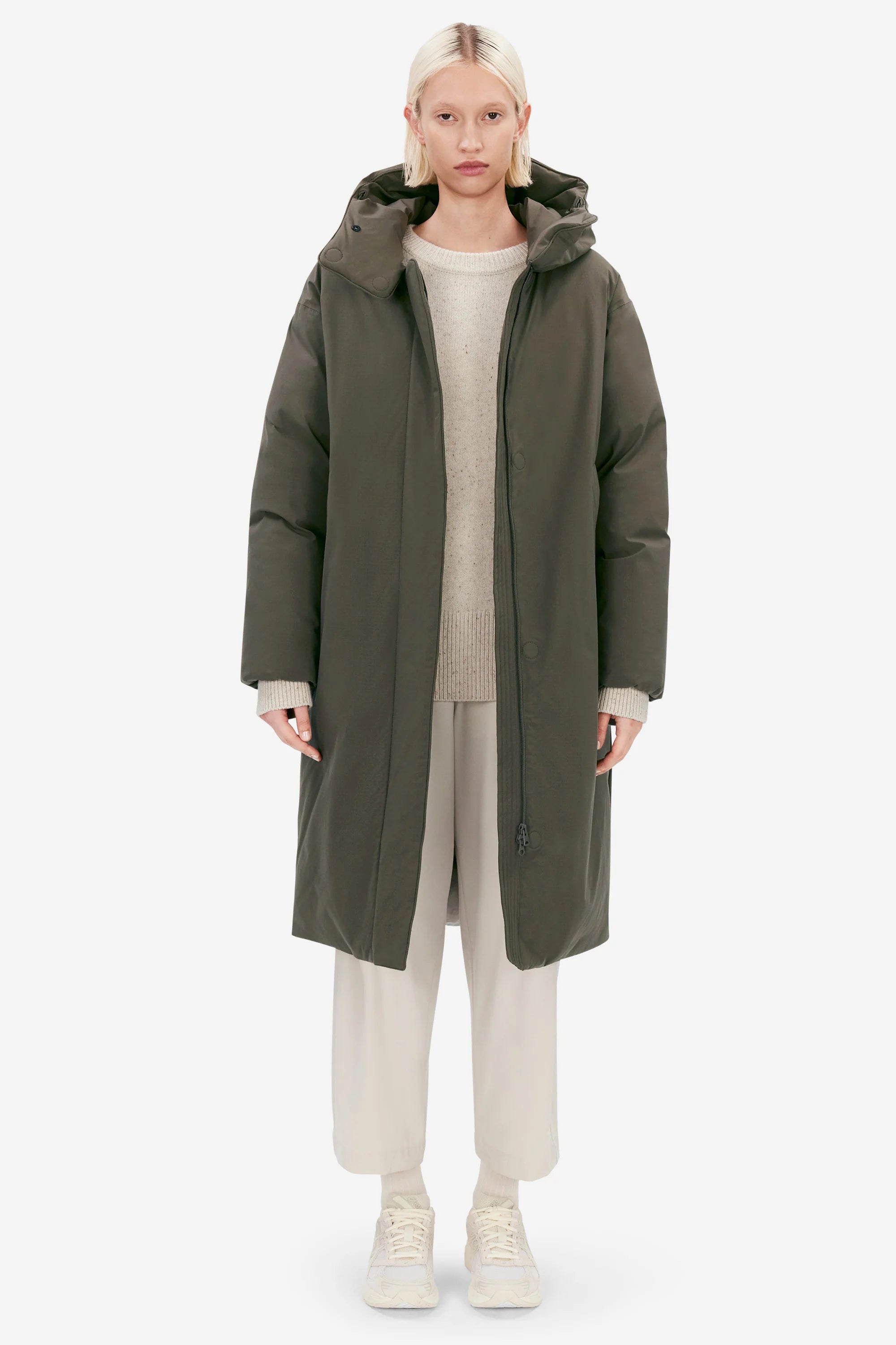 ELVINE - Saira Parka Jacket in Castor Green